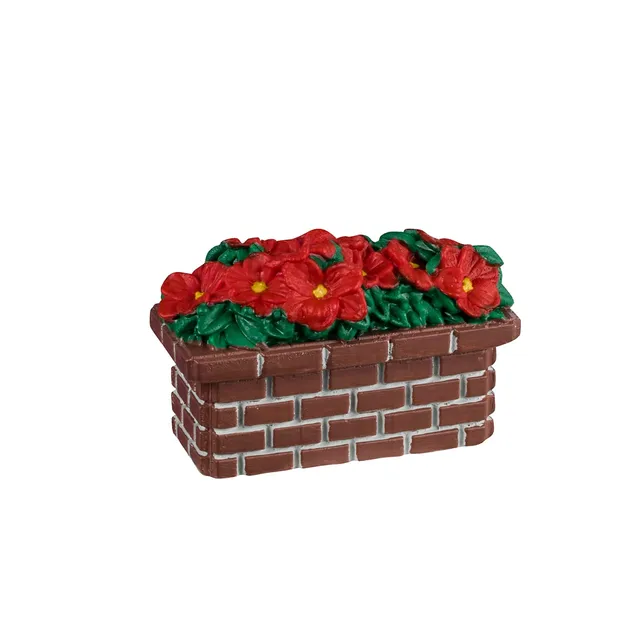 lemax-poinsettia-planter-miniatur-weihnachtsstern-im-topf image 1