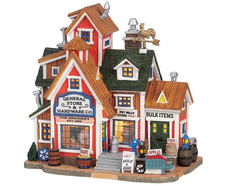 lemax-general-store-hardware-co-beleuchtetes-miniaturhaus image 1
