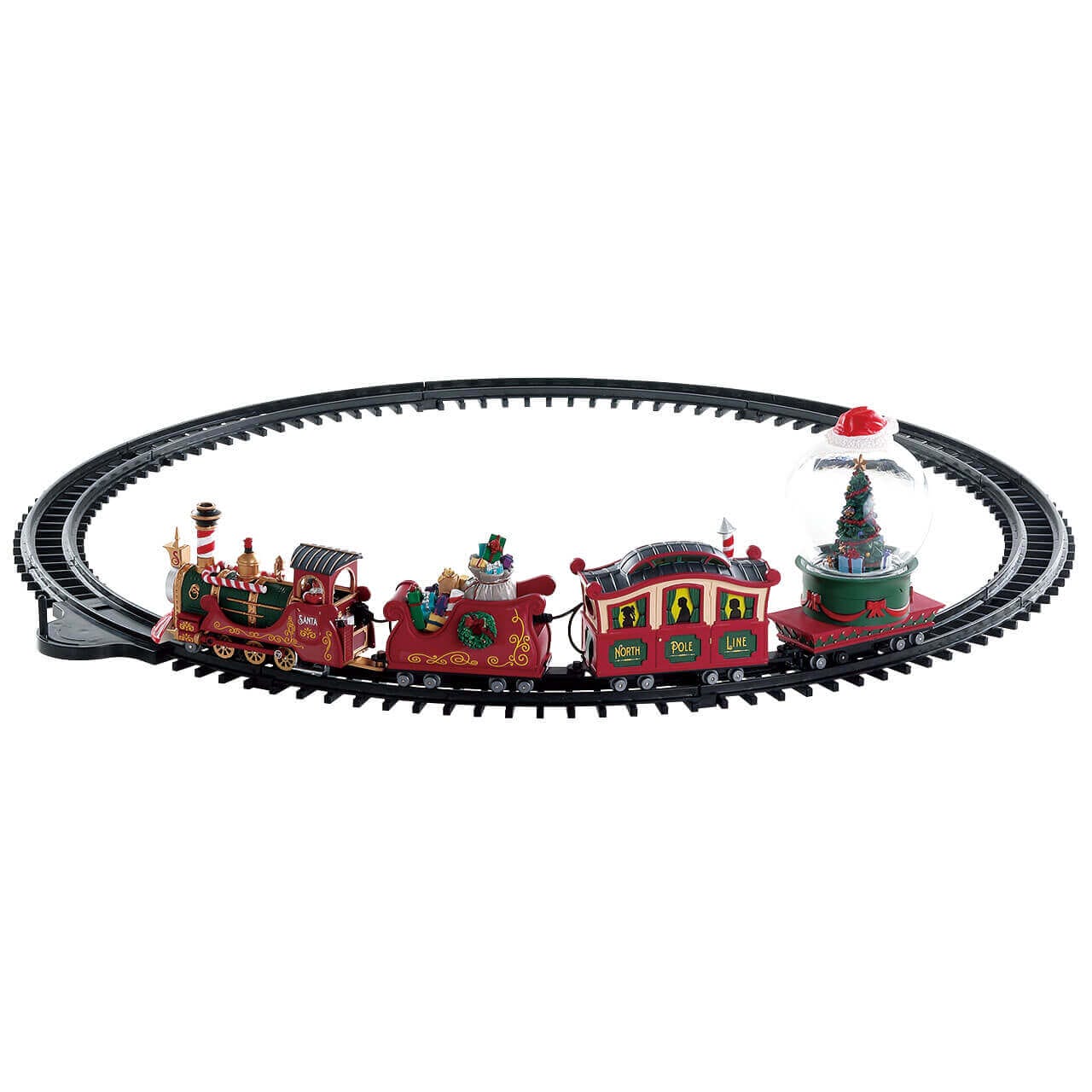 lemax-north-pole-railway-zug-mit-schneekugel image 1