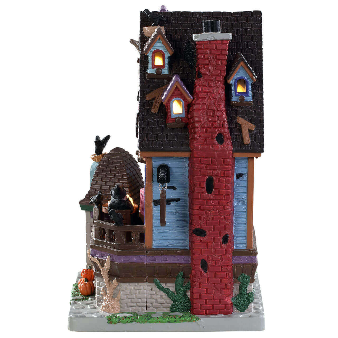 lemax-raven-s-roost-brewery-cafe-beleuchtetes-spooky-town-haus image 2