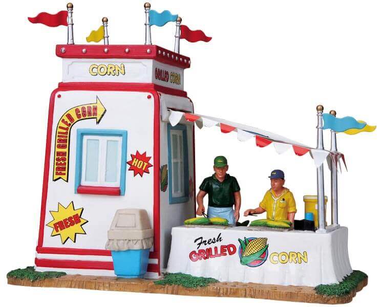 lemax-carnival-corn-stand-marktstand-holidays-seasons image 1