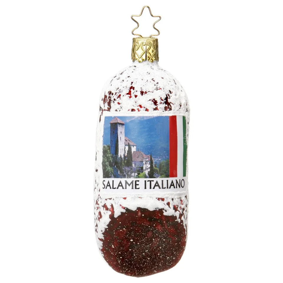 inge-glas-salami-christbaumkugel-aus-glas-10-5-cm-food-anh-nger image 1