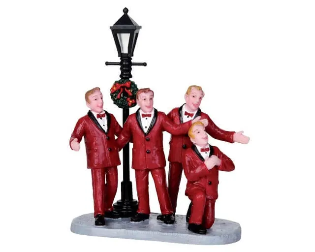 lemax-street-corner-serenade-miniatur-figurengruppe-f-r-weihnachtsdorf image 1