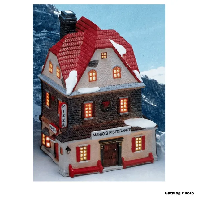 lemax-mario-s-ristorante-miniaturhaus-weihnachtsdorf image 1