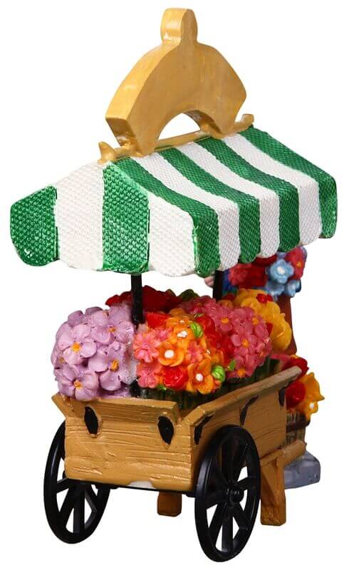 lemax-flower-cart-miniatur-blumenwagen image 4