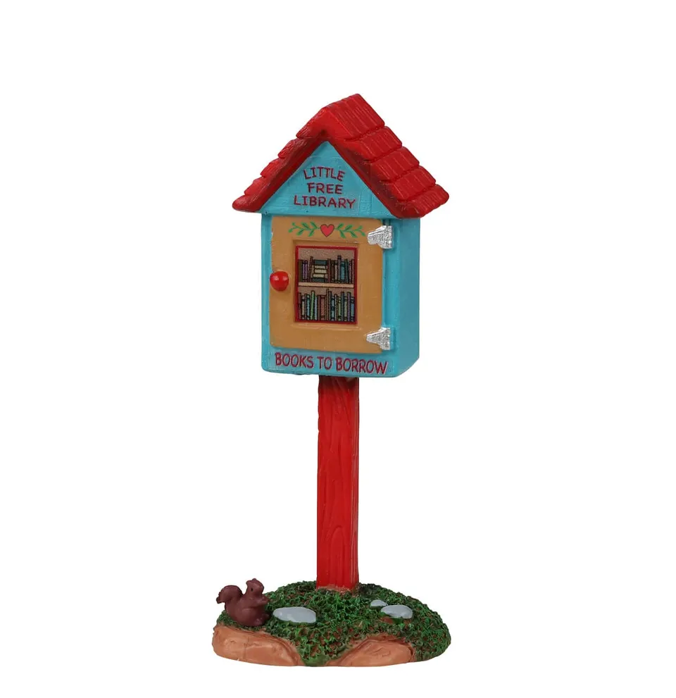 lemax-little-free-library-miniatur-b-cherschrank-dekofigur image 1