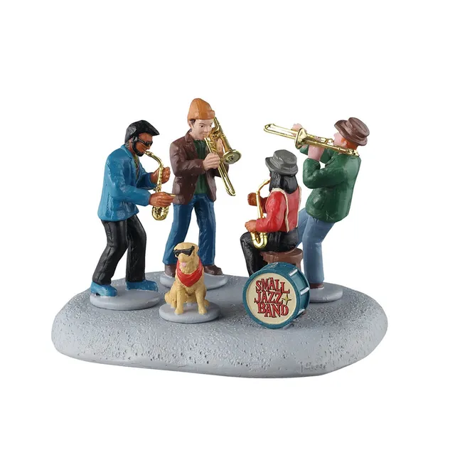 lemax-small-jazz-band-miniatur-figurenset-caddington image 1