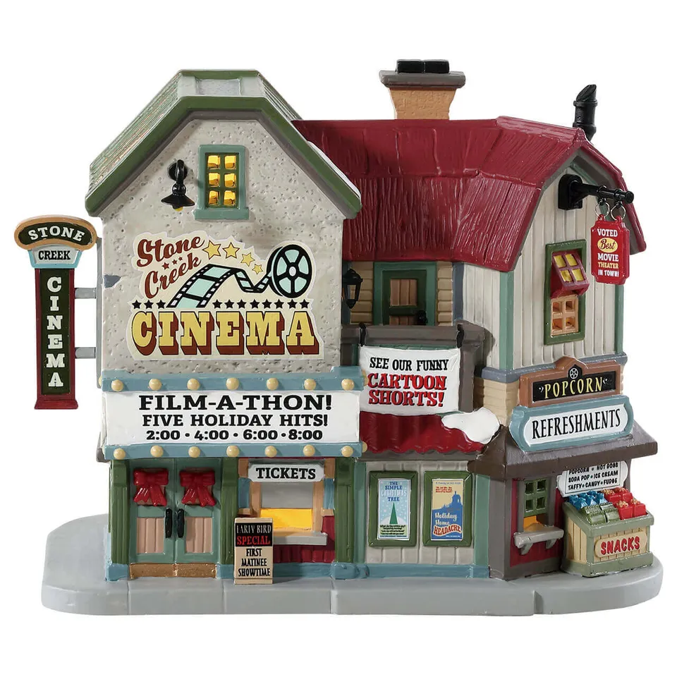 lemax-stone-creek-cinema-miniaturgeb-ude image 1