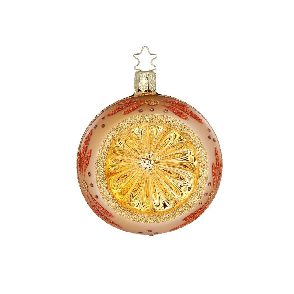 inge-glas-bl-tenglanz-christbaumkugel-6-cm-gold-mit-reflex image 1