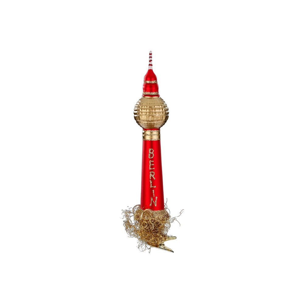 inge-glas-manufaktur-glasfigur-berliner-fernsehturm-rot-19-cm image 1