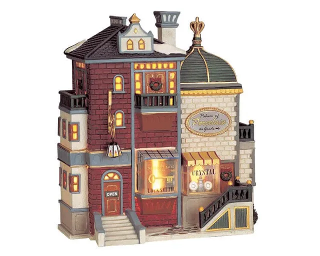 lemax-locksmith-porcelain-palace-geb-ude-miniaturhaus image 1