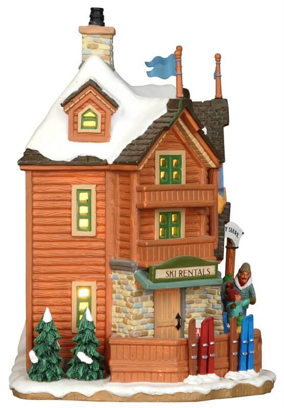 lemax-winter-ridge-ski-lodge-beleuchtetes-berghaus image 3