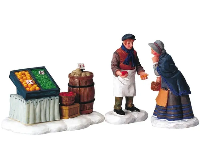 lemax-fresh-produce-marktstand-miniatur image 1