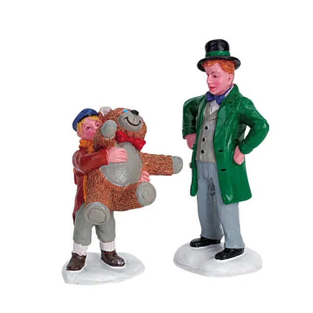 lemax-my-new-teddy-bear-weihnachts-miniaturfigur image 1