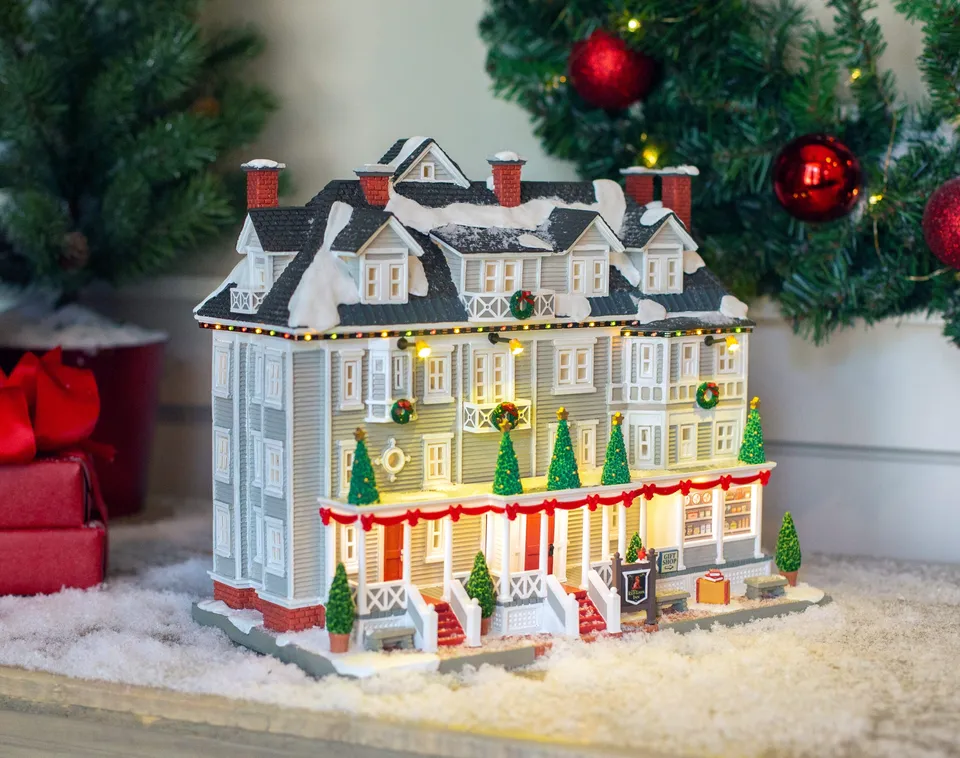 lemax-red-lion-inn-norman-rockwell-miniatur-hotelhaus image 1