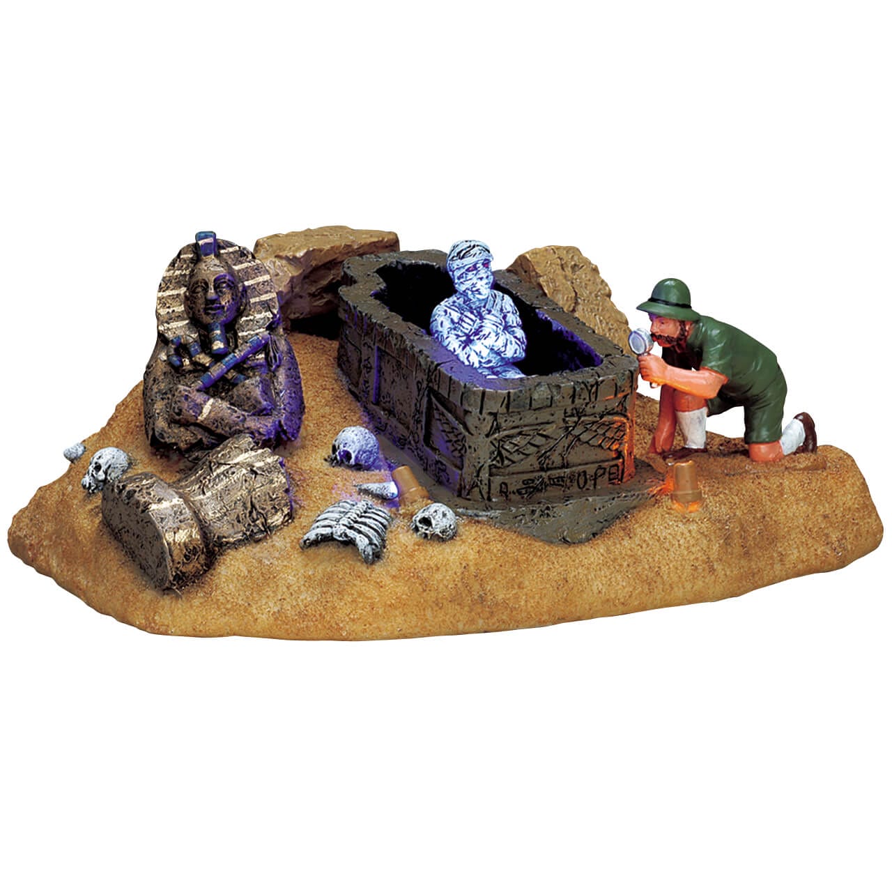 lemax-the-mummy-s-tomb-spooky-town-miniatur-grusel-deko image 1