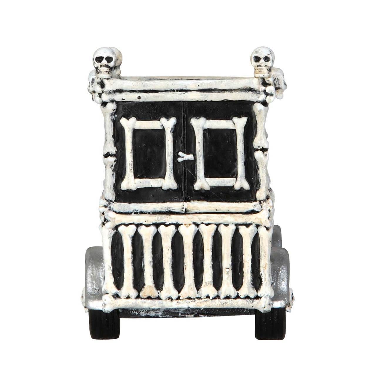 lemax-hearse-of-bones-spooky-town-miniatur-leichenwagen-halloween image 4
