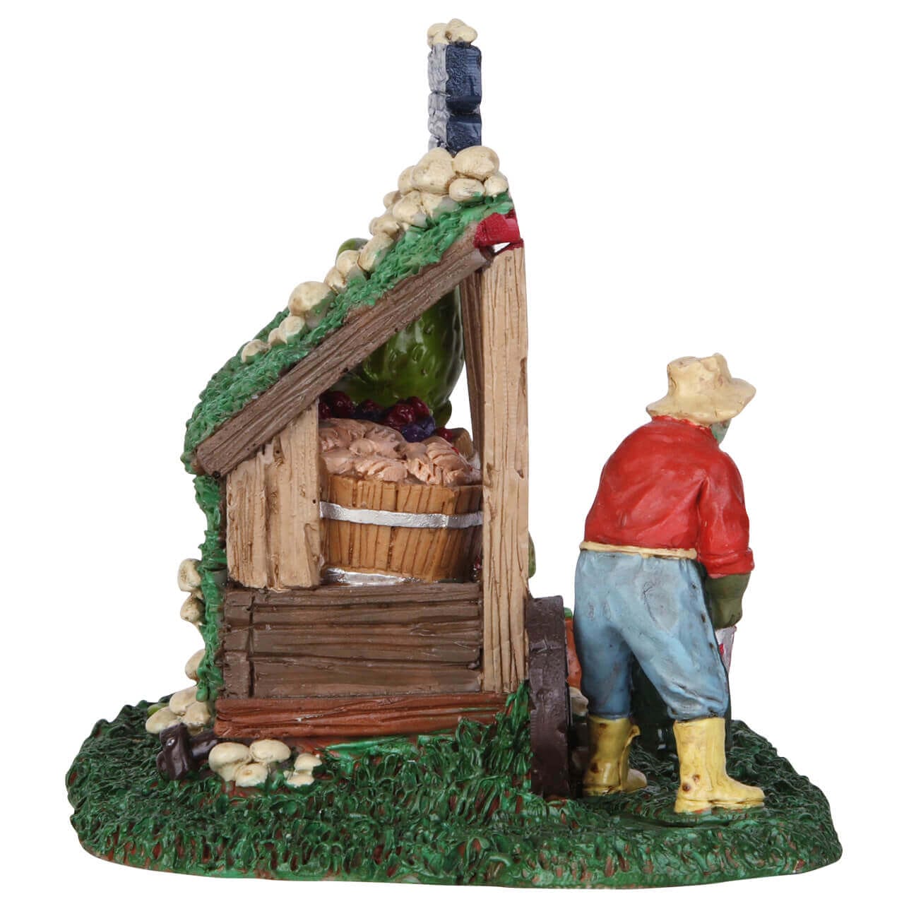 lemax-spooky-town-night-shade-garden-cart-gartenwagen-figur image 3