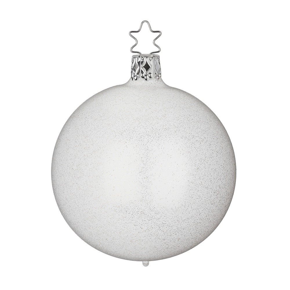 inge-glas-schneeschimmer-christbaumkugel-8-cm image 1