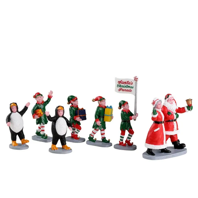 lemax-santa-s-elf-parade-miniatur-figurenset-caddington image 1