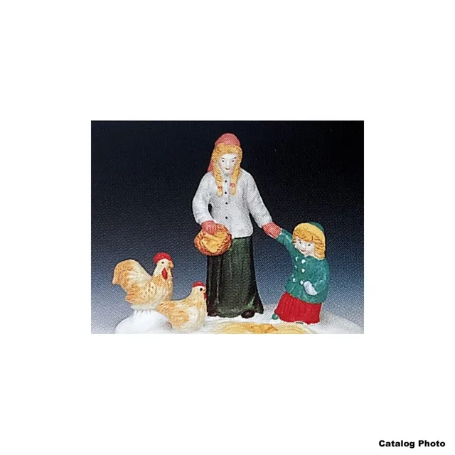 lemax-gathering-eggs-miniaturfiguren-set-f-r-dorf-bauernhof image 1
