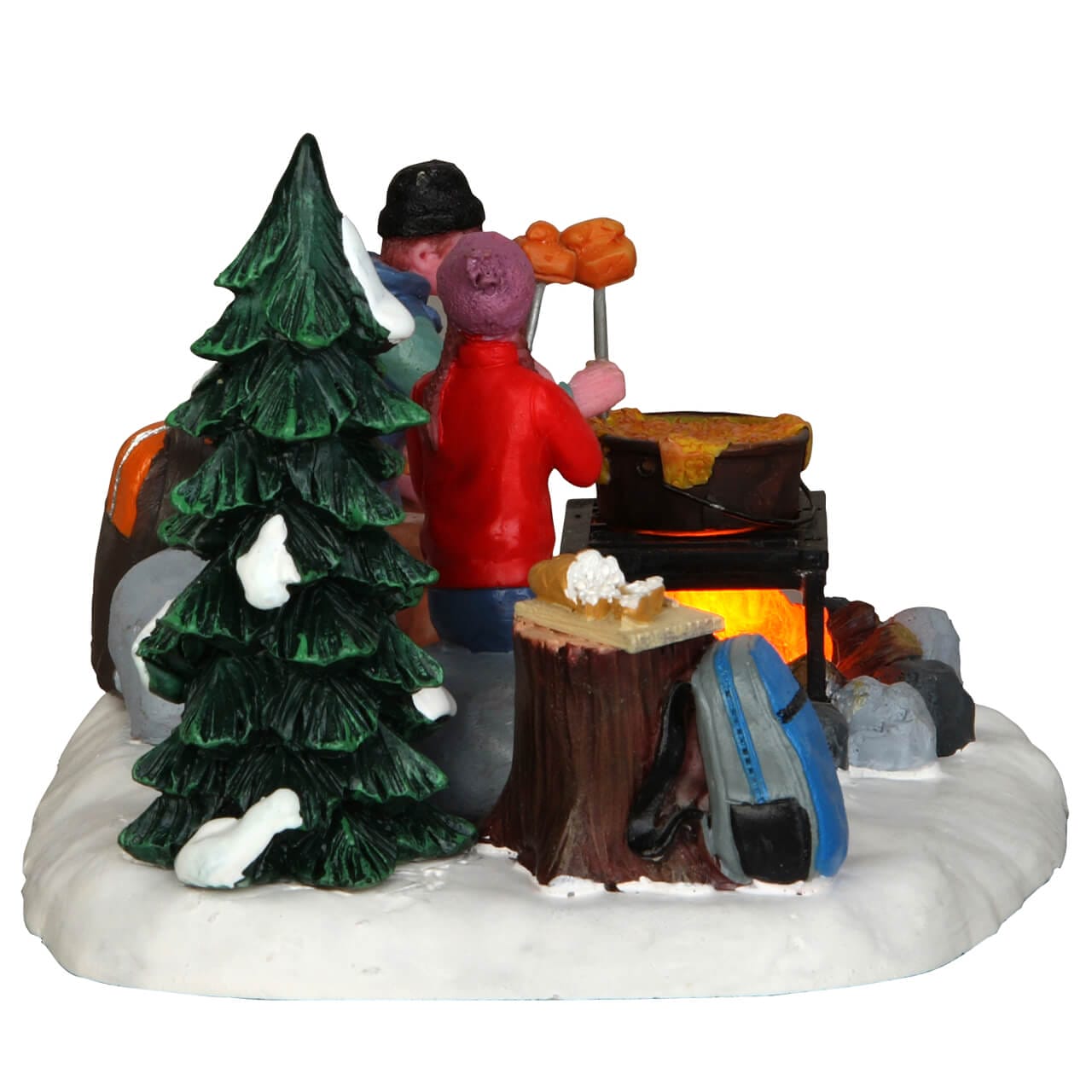lemax-campfire-fondue-vail-village-miniatur-szene image 2