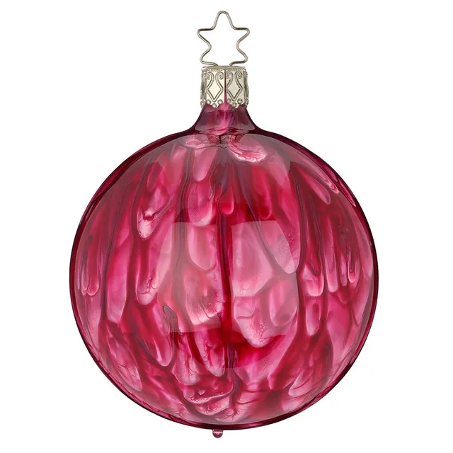 inge-glas-farbsymphonie-christbaumkugel-10-cm-rot image 1