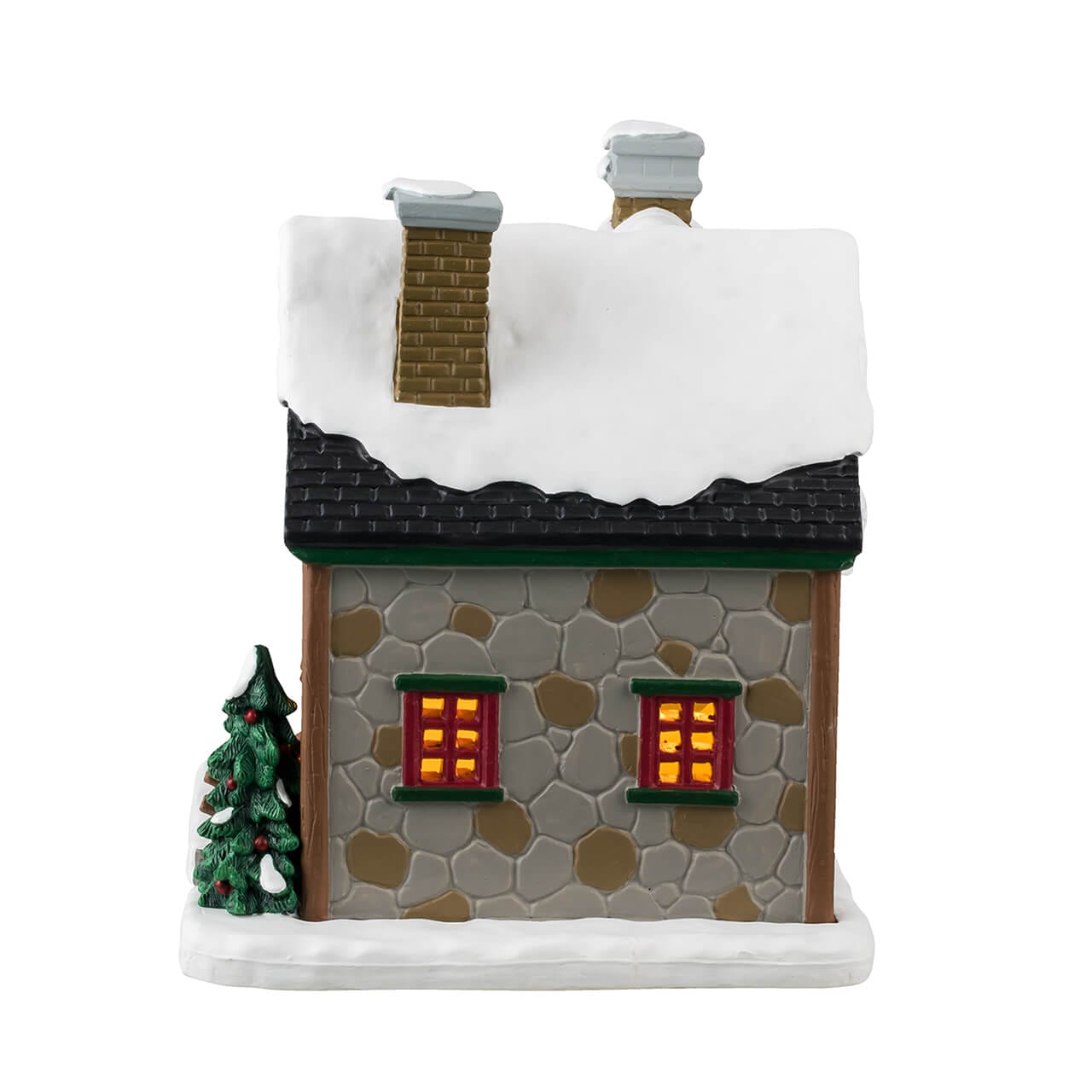 lemax-winter-s-haven-cafe-beleuchtetes-vail-village-miniaturhaus image 3