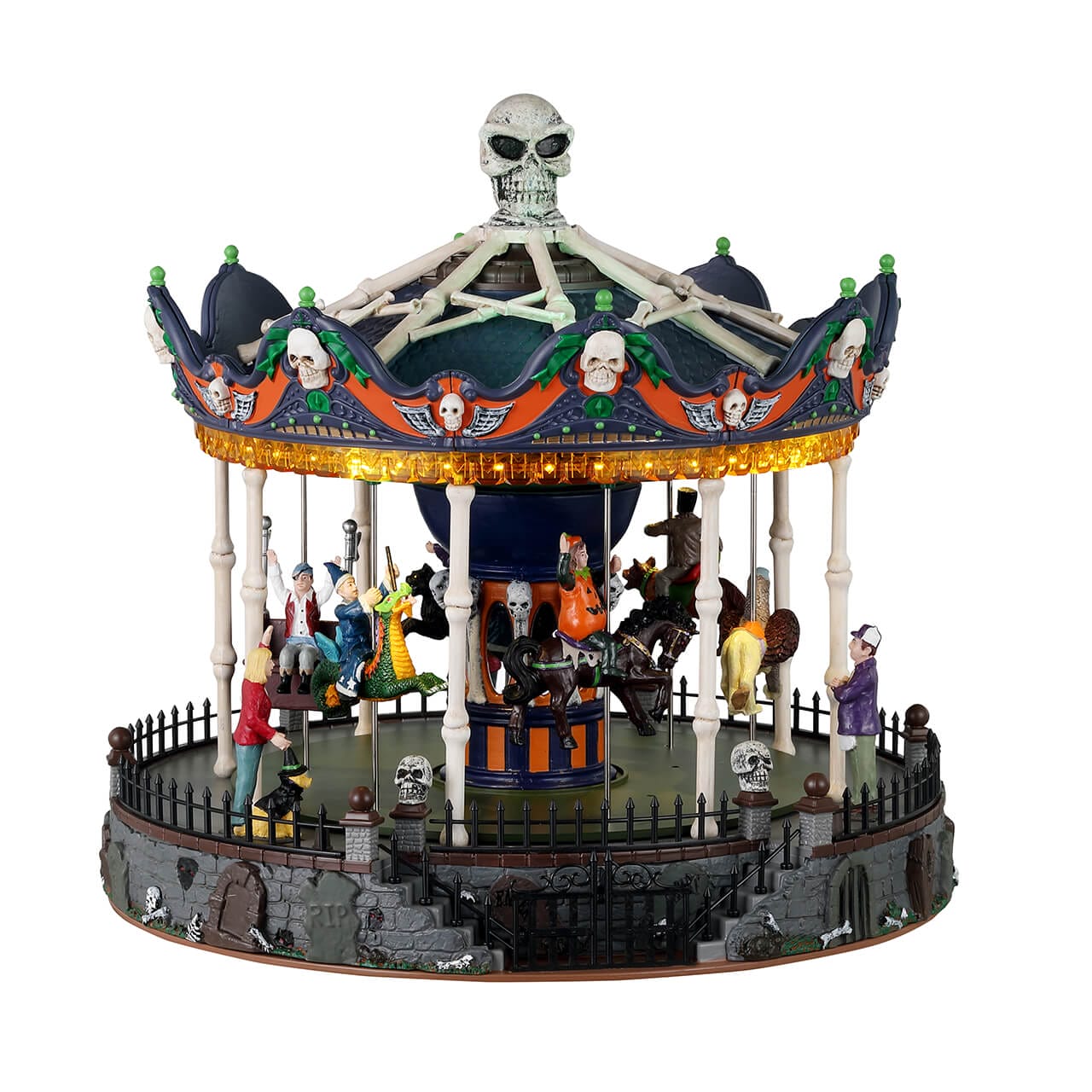 lemax-scary-go-round-drehendes-grusel-karussell-spooky-town image 1