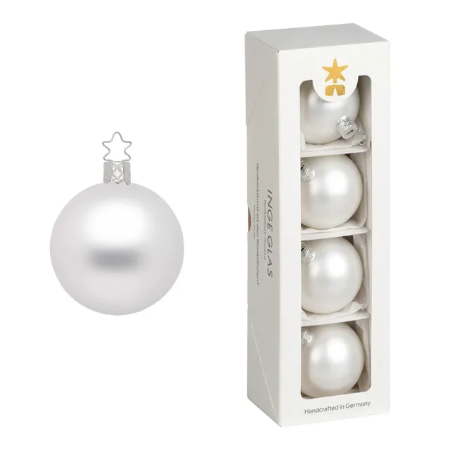 inge-glas-kugeln-wei-matt-6-cm-christbaumkugel-aus-glas image 1