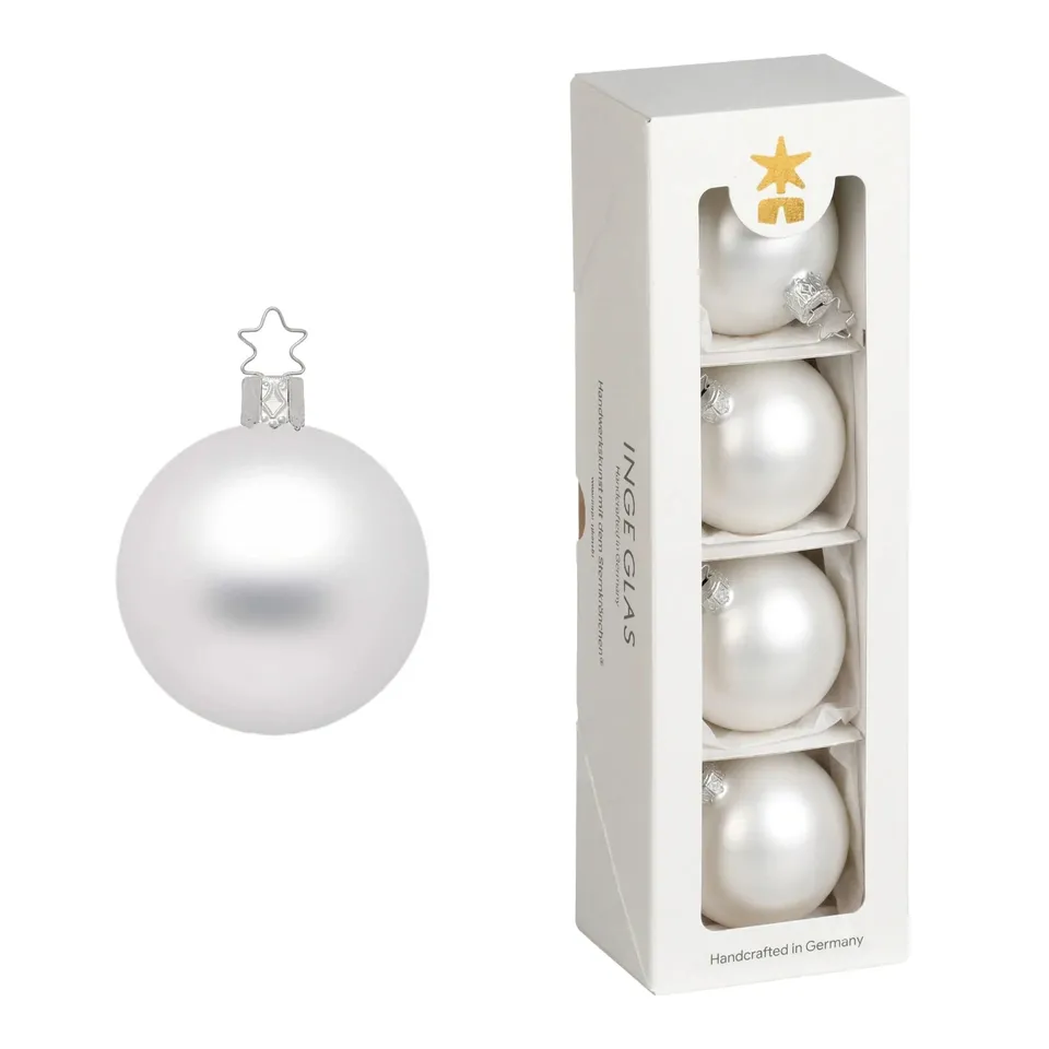 inge-glas-kugeln-wei-matt-6-cm-christbaumkugel-aus-glas image 1