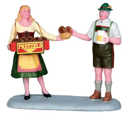 lemax-pretzel-snack-miniaturfigur image 1