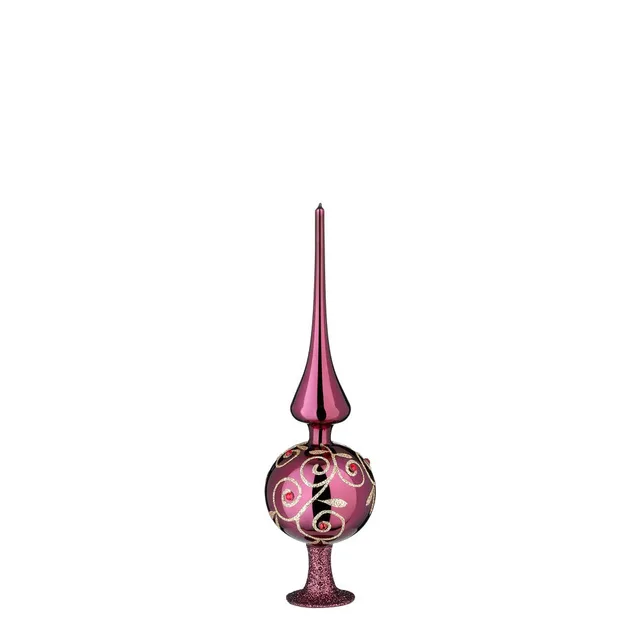 inge-glas-strahlende-leidenschaft-christbaumspitze-25-cm-feige-glanz image 1