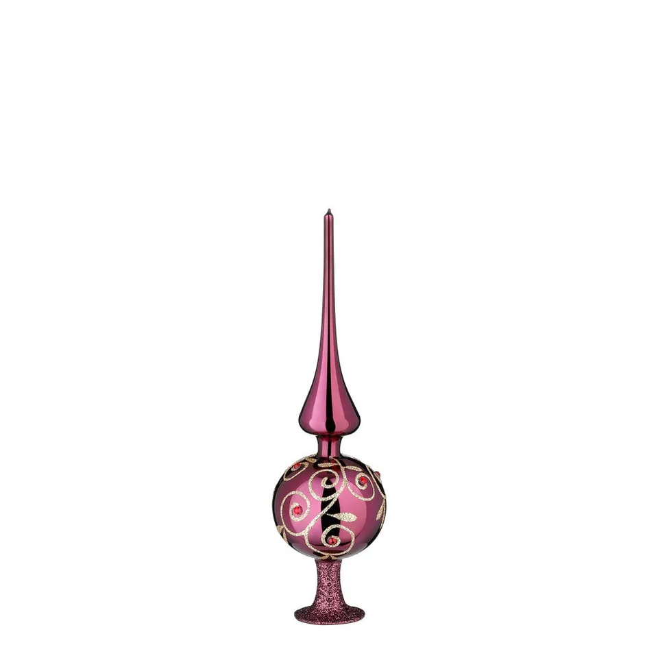 inge-glas-strahlende-leidenschaft-christbaumspitze-25-cm-feige-glanz image 1