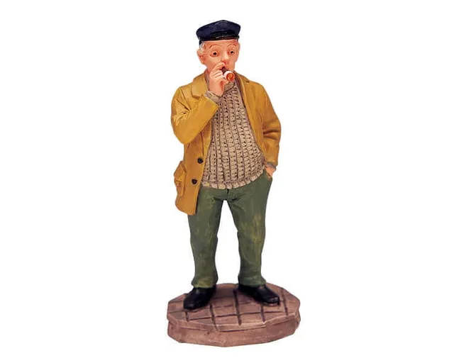 lemax-smoking-man-miniaturfigur-weihnachtsdorf image 1