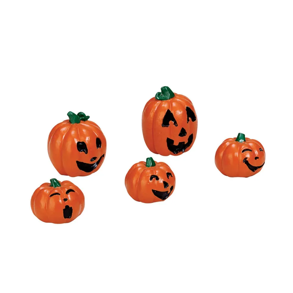 lemax-happy-pumpkin-family-set-of-5-k-rbisfamilie-f-r-spooky-town image 1