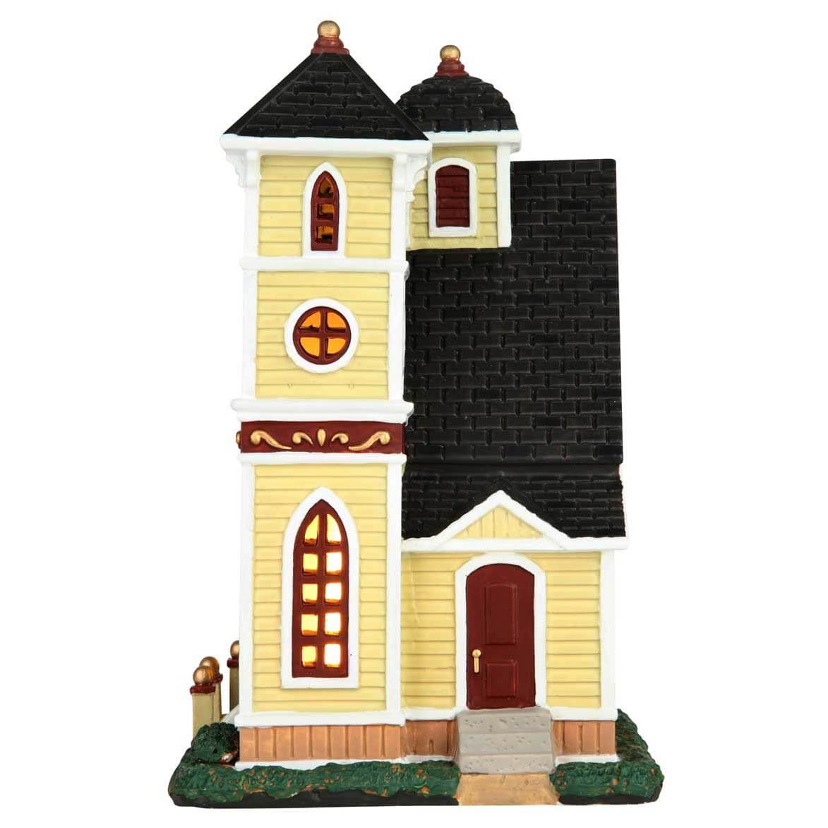 lemax-st-margaret-s-church-miniatur-kirche-beleuchtet image 3