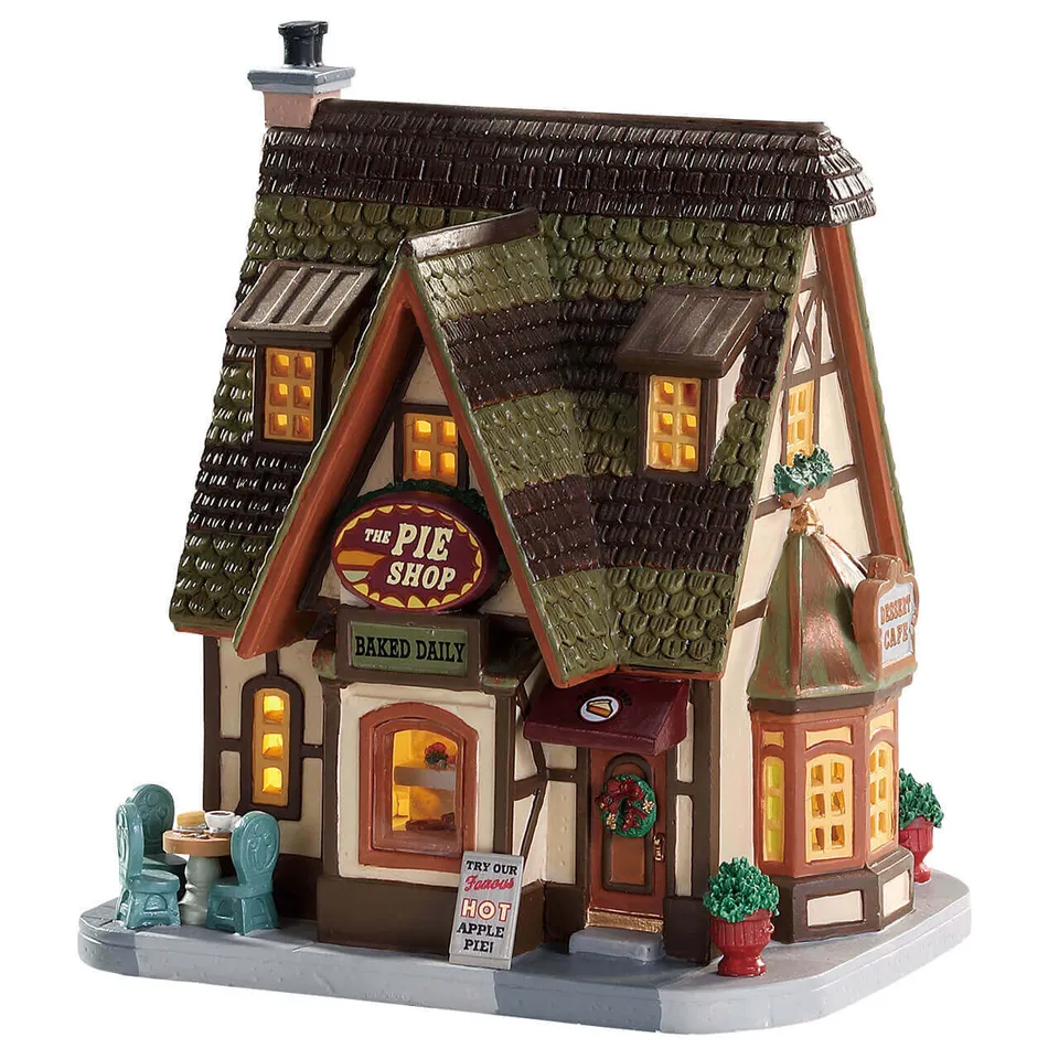 lemax-the-pie-shop-beleuchteter-miniatur-kuchenladen image 1