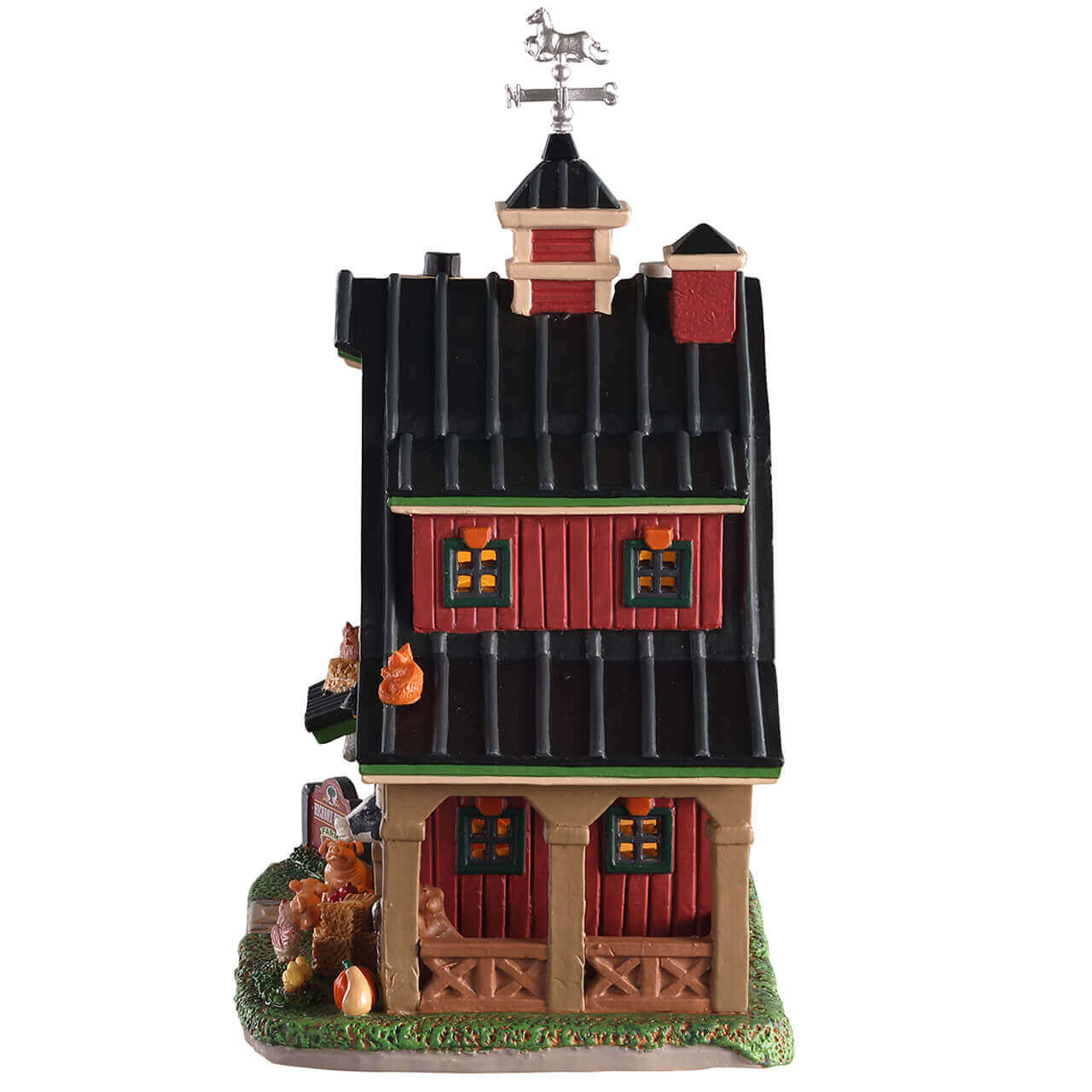 lemax-hickory-hills-farm-beleuchtetes-bauernhofhaus-miniatur image 3