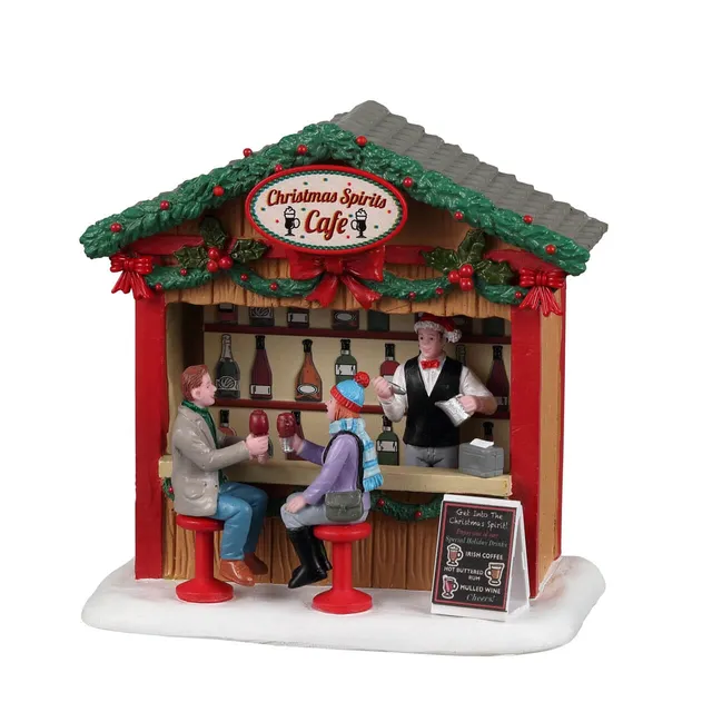 lemax-christmas-spirits-cafe-miniaturhaus-caddington image 1