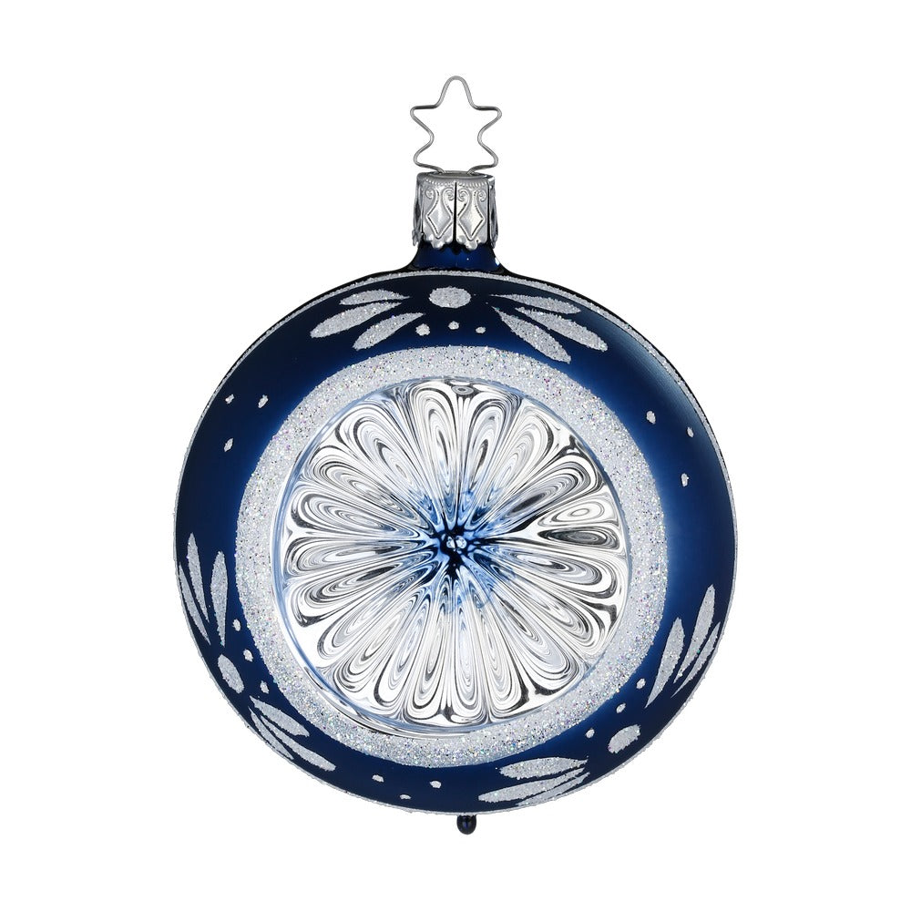 inge-glas-bl-tenglanz-8-cm-christbaumkugel-mit-reflex image 1