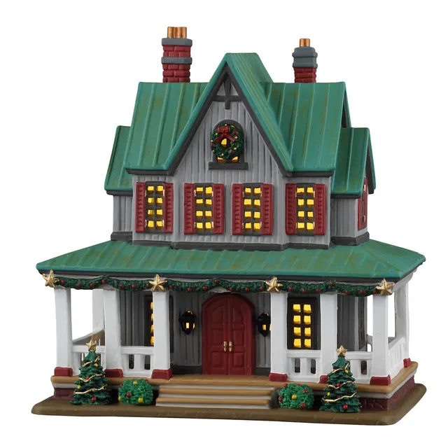 lemax-copperhill-manor-beleuchtetes-weihnachtshaus image 1