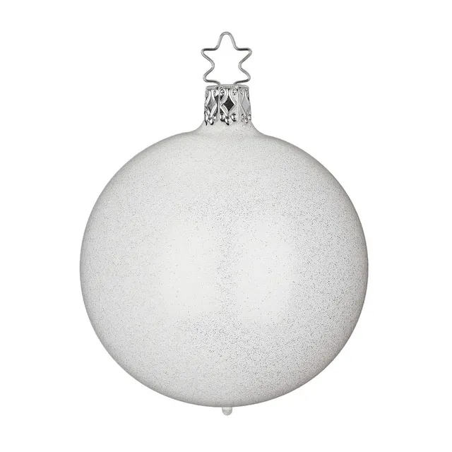 inge-glas-schneeschimmer-christbaumkugel-8-cm image 1