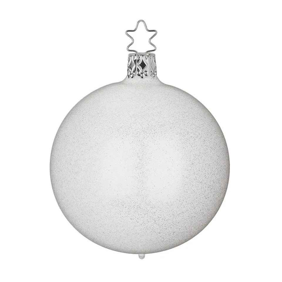 inge-glas-schneeschimmer-christbaumkugel-8-cm image 1
