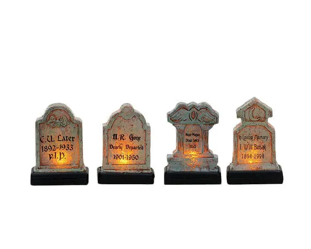 lemax-illuminated-tomb-stones-beleuchtete-spooky-town-grabsteine-f-r-12-50-statt image 1