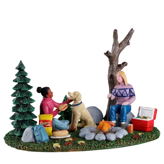 lemax-fall-camping-trip-harvest-crossing-miniaturszene image 1