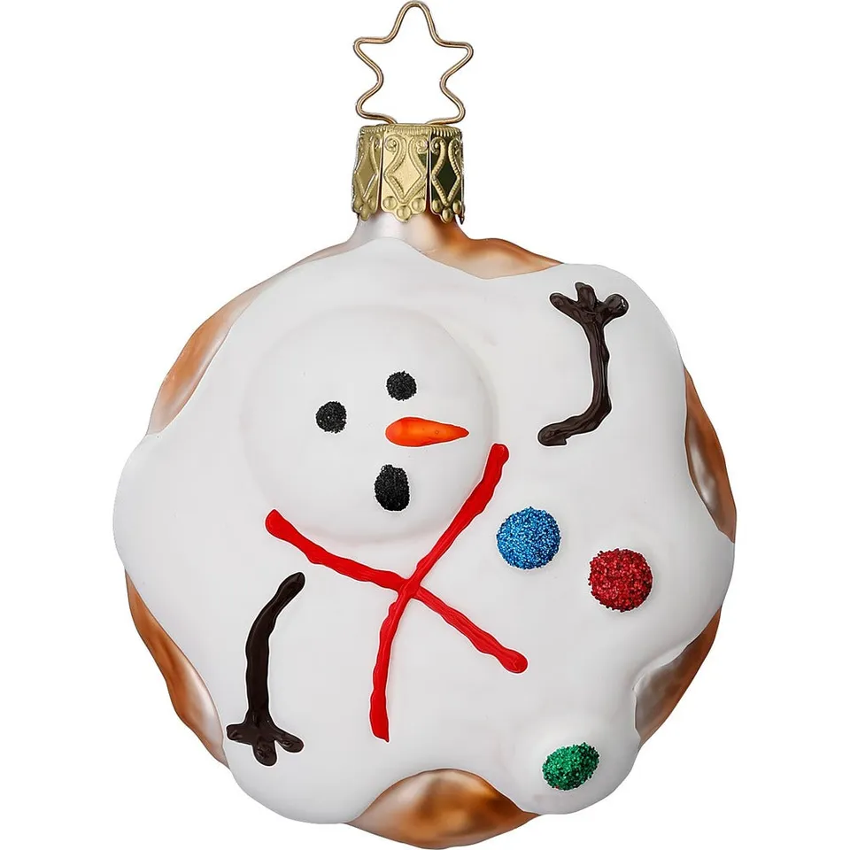 inge-glas-christbaumfigur-schneemann-keks-8-cm image 1