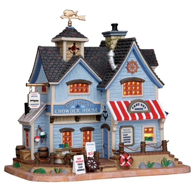 lemax-captain-jack-s-chowder-house-weihnachtsdorf-geb-ude image 1