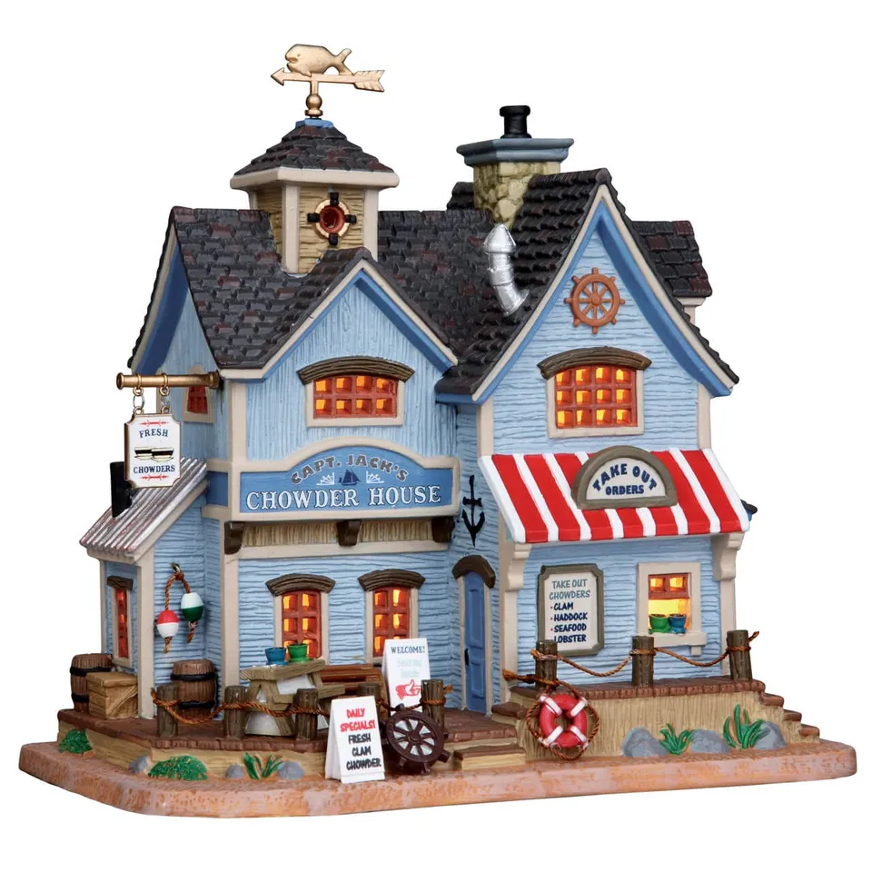 lemax-captain-jack-s-chowder-house-weihnachtsdorf-geb-ude image 1
