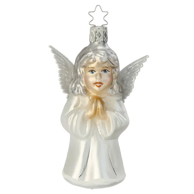 inge-glas-ich-sch-tze-dich-christbaumkugel-10-5-cm-silber image 1